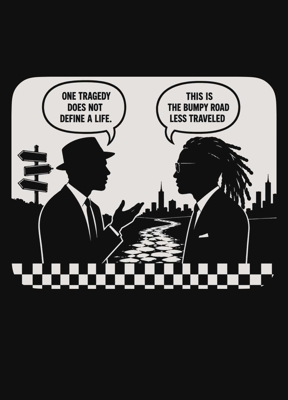 The Bumpy Road Less Traveled comic illustration